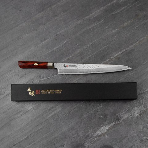 Mcusta Zanmai VG-10 Hammered Nóż Sujihiki 27 cm Supreme