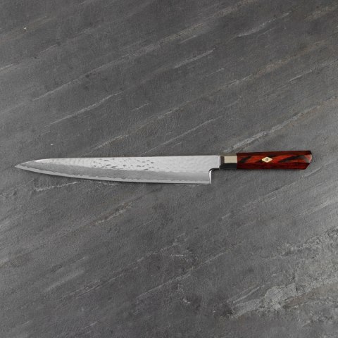 Mcusta Zanmai VG-10 Hammered Nóż Sujihiki 27 cm Supreme