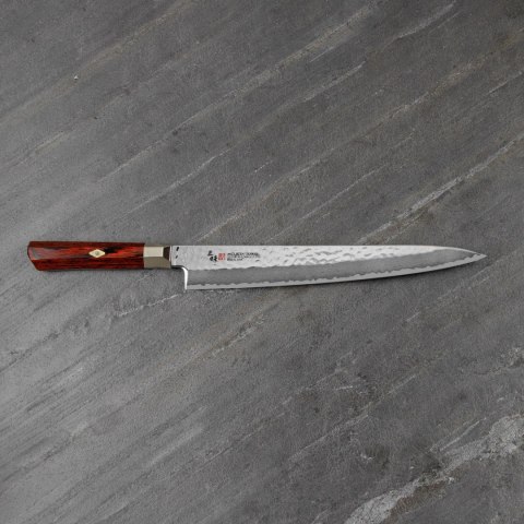 Mcusta Zanmai VG-10 Hammered Nóż Sujihiki 27 cm Supreme