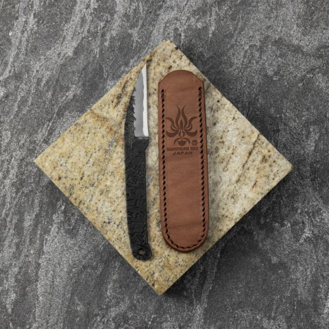 Takeshi Saji Blue Steel Nóż Santoku ręcznie kuty 18 cm