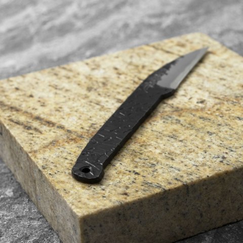 Takeshi Saji Blue Steel Nóż Santoku ręcznie kuty 18 cm