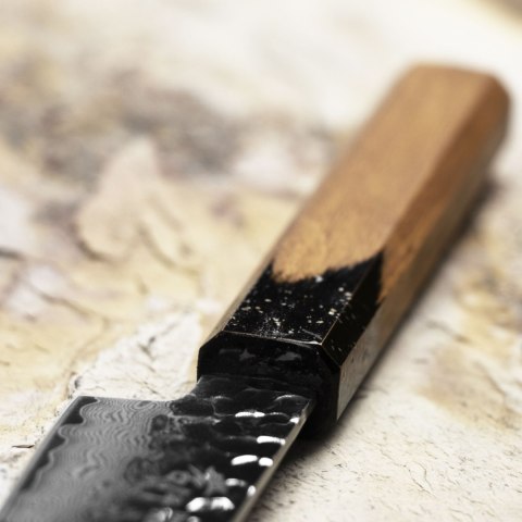 Kanetsune Zen-Bokashi Aogami#2 Nóż Santoku 16,5 cm