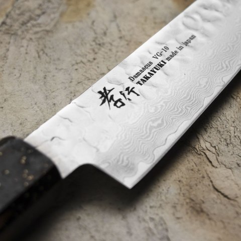 Kanetsune Zen-Bokashi Aogami#2 Nóż Santoku 16,5 cm