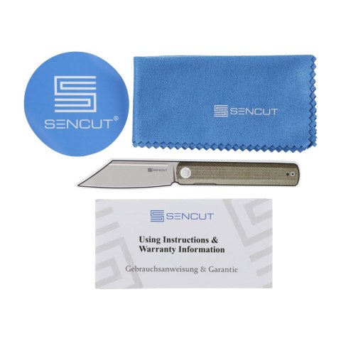 Nóż składany Sencut Sachse S21007-3 brown micarta