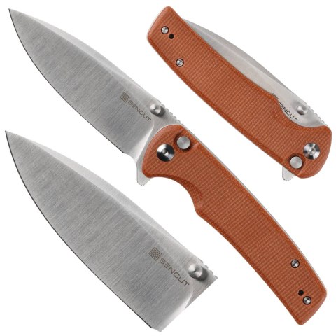 Nóż składany Sencut Sachse S21007-3 brown micarta