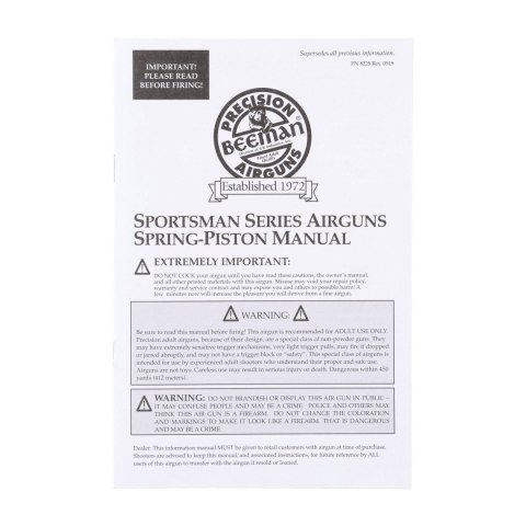 Wiatrówka Beeman 1920 Sniper 4,5 mm