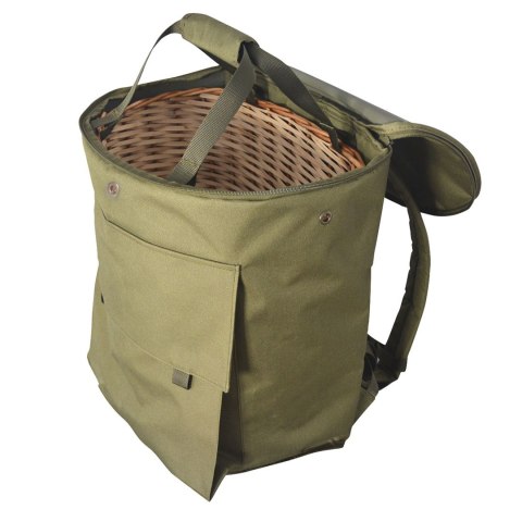 Plecak na grzyby Acropolis z koszykiem wiklinowym 30 L