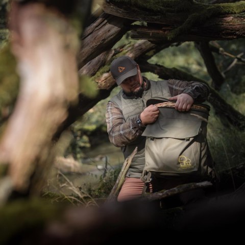 Plecak na grzyby Acropolis z koszykiem wiklinowym 30 L