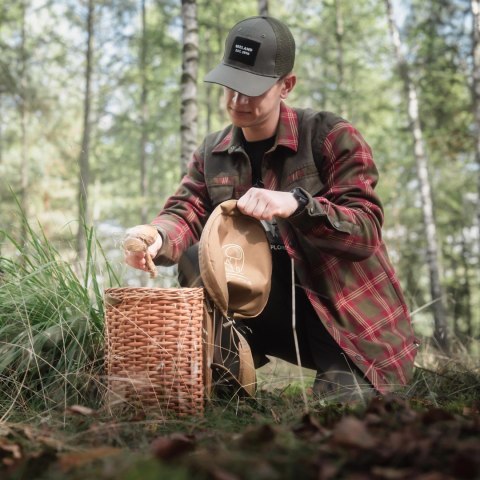 Plecak wiklinowy na grzyby Acropolis z przykrywką 13 L