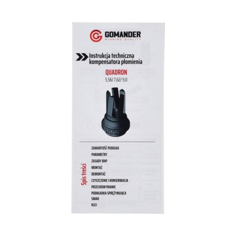 Tłumik płomienia Gomander Quadron Evo 7,62 M14x1LH