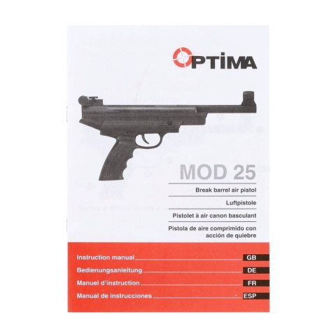 Wiatrówka pistolet Optima by Hatsan 25 5,5 mm