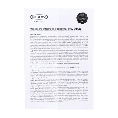 Nóż Mikov Uton 362-NG-4/Police