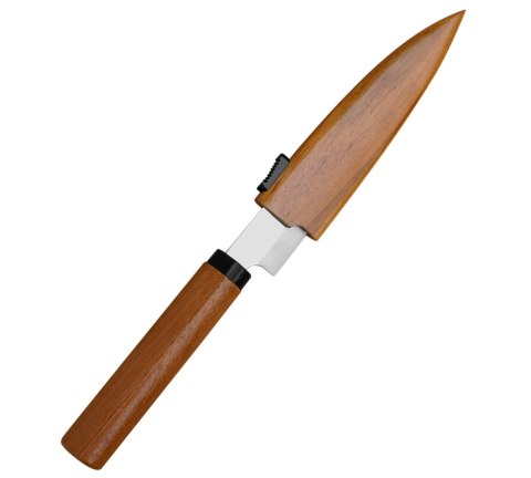 Satake 420J2 Nożyk do owoców w drewnianej pochwie