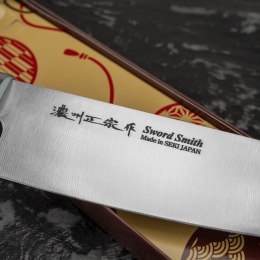 Satake Macaron Blue Nóż Santoku 17 cm