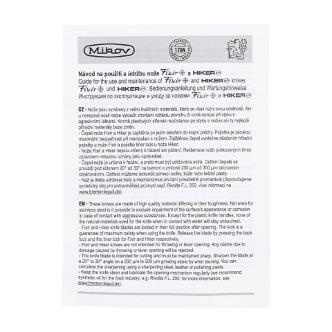 Scyzoryk Mikov Hiker 116-ND-2A