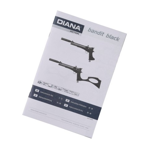 Wiatrówka Diana PCP Bandit Black 4,5 mm