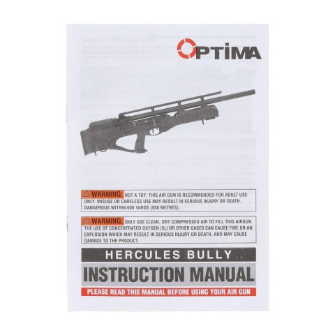 Wiatrówka PCP Optima by Hatsan Hercules Bully 11.43 mm