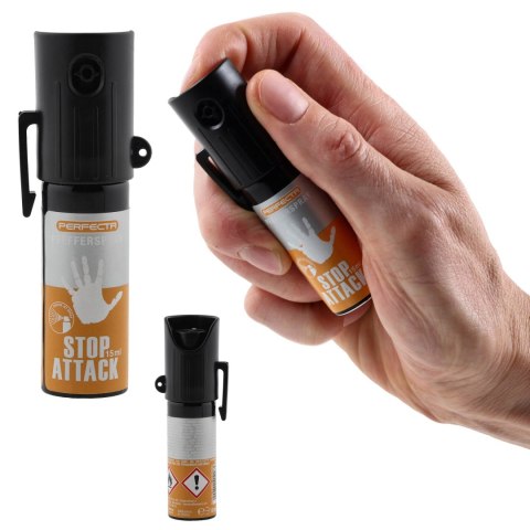 Gaz pieprzowy Perfecta Stop Attack stożek 15 ml