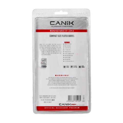 Lufa ryflowana do pistoletu Canik METE SF PRO,METE SF,TP9 SF ELITE,TP9 SF ELITE-S kal. 9x19 mm