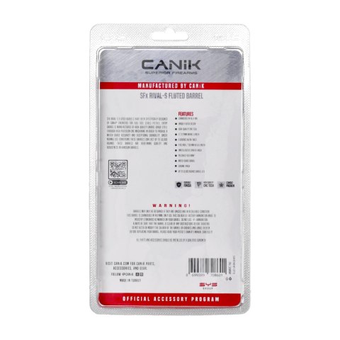 Lufa ryflowana do pistoletu Canik SFx RIVAL kal. 9x19 mm chrome
