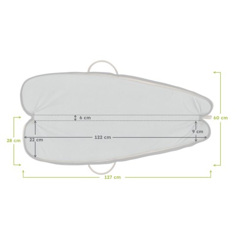 Pokrowiec FSL1D-4 skórzany oliwkowy 127x28x6 cm