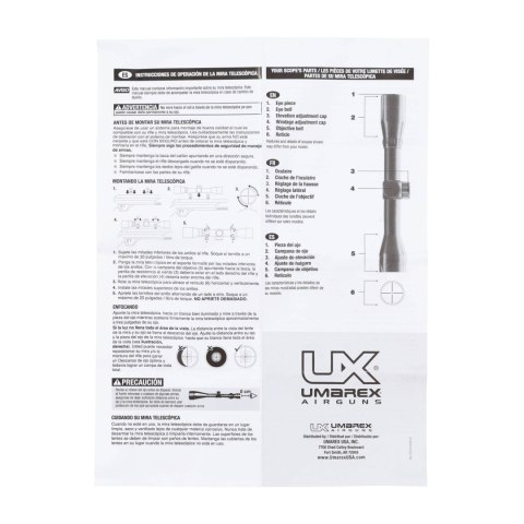 Wiatrówka UX Prymex Set 5,5 mm sprężynowa