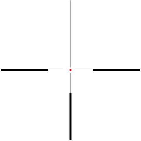 Luneta celownicza Hawke Vantage 1" 3-9x40 IR L4A Dot