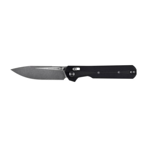 Nóż składany KNIVESPL The First CPM MagnaCut, czarne G10, Stonewashed/Satin