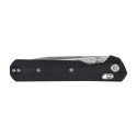 Nóż składany KNIVESPL The First CPM MagnaCut, czarne G10, Stonewashed/Satin