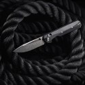 Nóż składany KNIVESPL The First CPM MagnaCut, czarne G10, Stonewashed/Satin