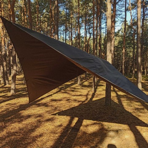 Tarp TigerWood 3 m x 4 m czarny