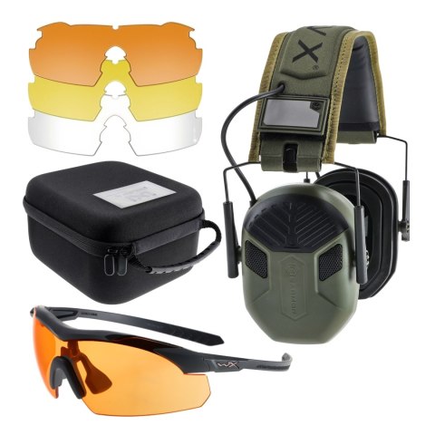 Zestaw Wiley X Vapor Comm Shooting Range Kit 3553SRK