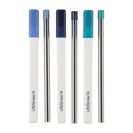 Filtr do wody słomka LifeStraw Sip 3 pack - stormy, laguna, midnight blue
