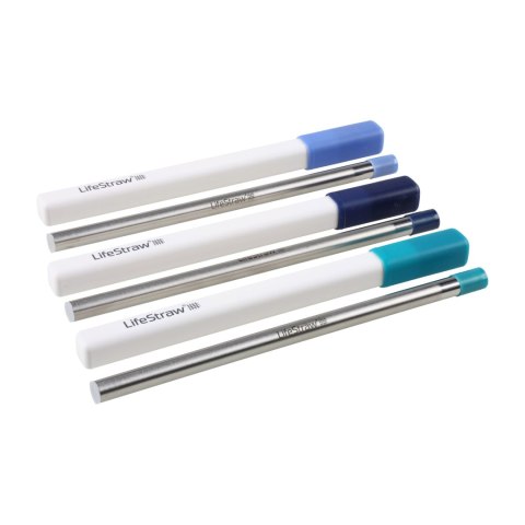 Filtr do wody słomka LifeStraw Sip 3 pack - stormy, laguna, midnight blue
