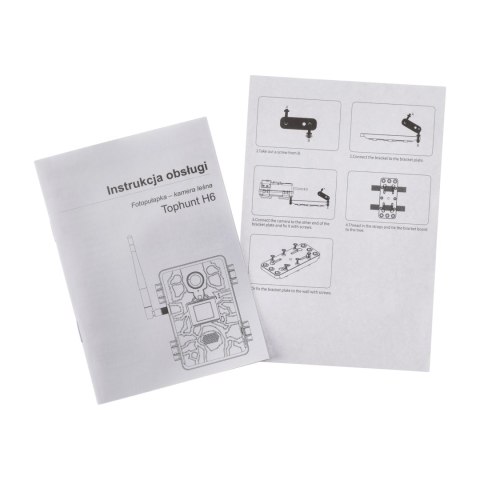 Fotopułapka GSM kamera leśna TOPHUNT H6 z zestawem akumulatorów, Dark Green