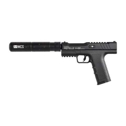 Lufa i tłumik do pistoletu na kule gumowe NxWerks PISTELLE X-68 kal. .68