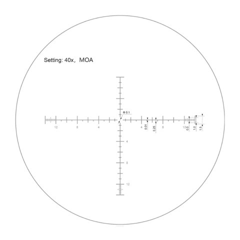 Luneta celownicza Vector Optics Continental x8 6-48 SFP ED MOA 56 mm czarna SCOL-TE52