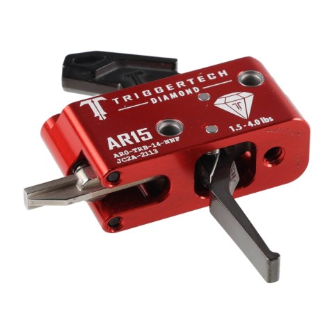 Spust Triggertech AR15 Diamond Flat PVD język spustowy prosty - Two Stage