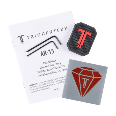 Spust Triggertech AR15 Diamond Flat PVD język spustowy prosty - Two Stage