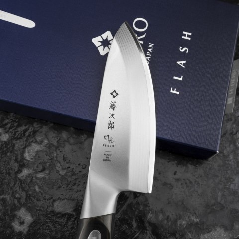 Tojiro Flash VG-10 Damascus Nóż Deba 10,5 cm