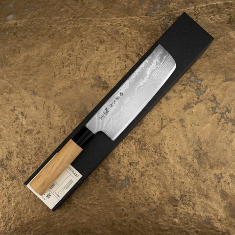 Tojiro Ouran VG-10 Damascus Nóż Nakiri 16,5 cm