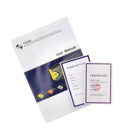 Paralizator strzelający Husha TX200P 2-strzałowy 55.000 V zestaw: paralizator, kabura, cztery kartridże, walizka