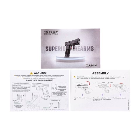 Pistolet Canik METE SF kal. 9x19 mm czarny/FDE