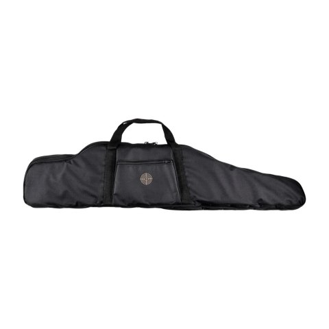 Pokrowiec Forsport na dwie jednostki broni 132 cm - czarny, haft beżowa tarcza