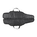 Pokrowiec Forsport na dwie jednostki broni 132 cm - czarny, haft beżowa tarcza