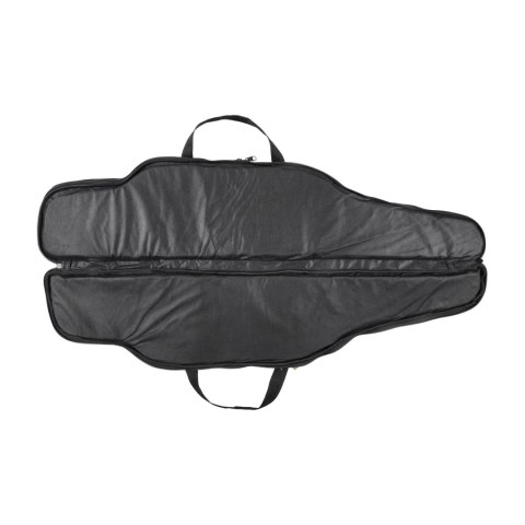 Pokrowiec Forsport na dwie jednostki broni 132 cm - czarny, haft beżowa tarcza