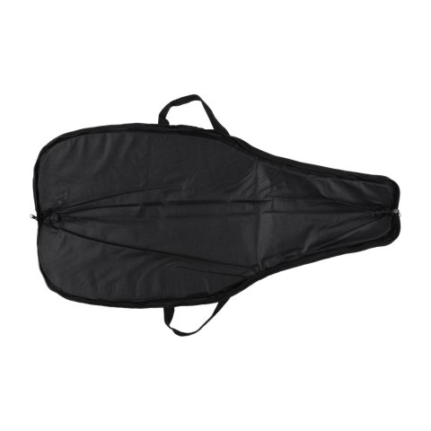 Pokrowiec na broń Forsport 125 cm - czarny/ kamuflaż, haft beżowa tarcza, biza czarna