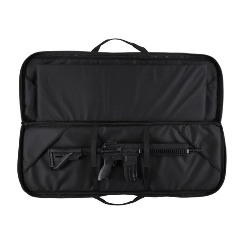 Pokrowiec na broń Forsport Tactical na dwie jednostki broni 105 cm - czarny, haft beżowy celownik VX