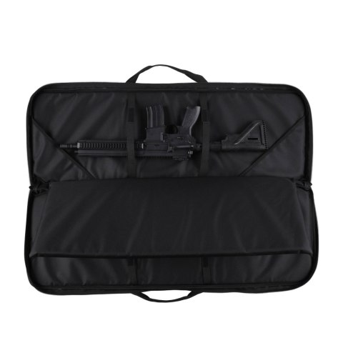 Pokrowiec na broń Forsport Tactical na dwie jednostki broni 105 cm - czarny, haft beżowy celownik VX