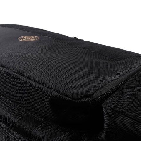 Pokrowiec na broń Forsport Tactical na dwie jednostki broni 105 cm - czarny, haft beżowy celownik VX